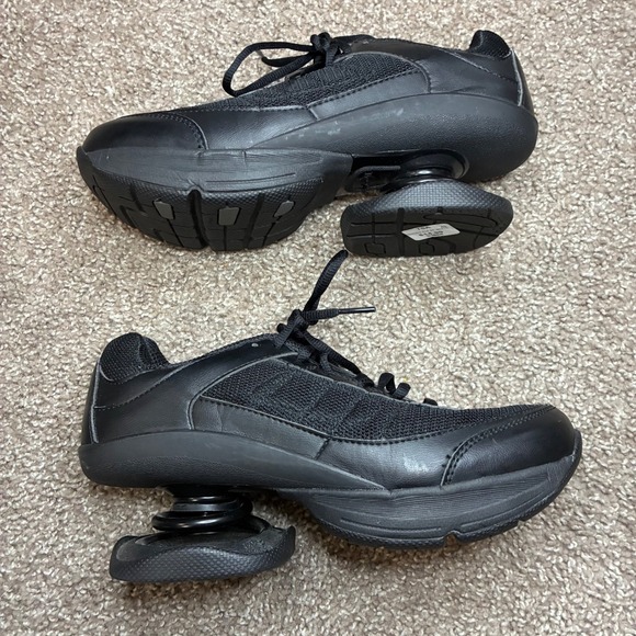 Z Coil Freedom Classic Orthopedic Shoes Womens 9 Black Sneakers Comfort Walking - Picture 2 of 8